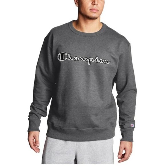 Champion Men's Powerblend Applique SweatER - Picture 1 of 5